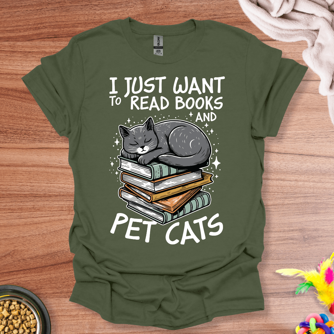 Books & Cats Bliss T-Shirt
