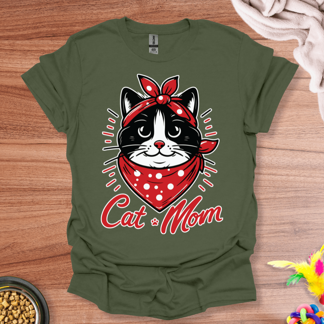 Happy Cat Mom T-Shirt