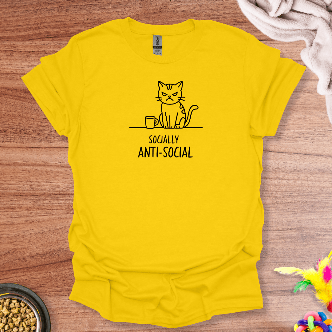 Anti-Social Cat T-Shirt