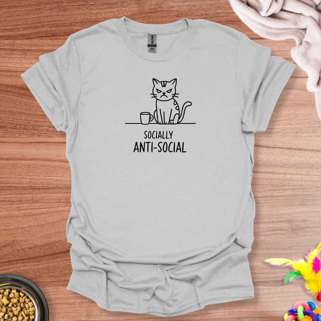 Anti-Social Cat T-Shirt