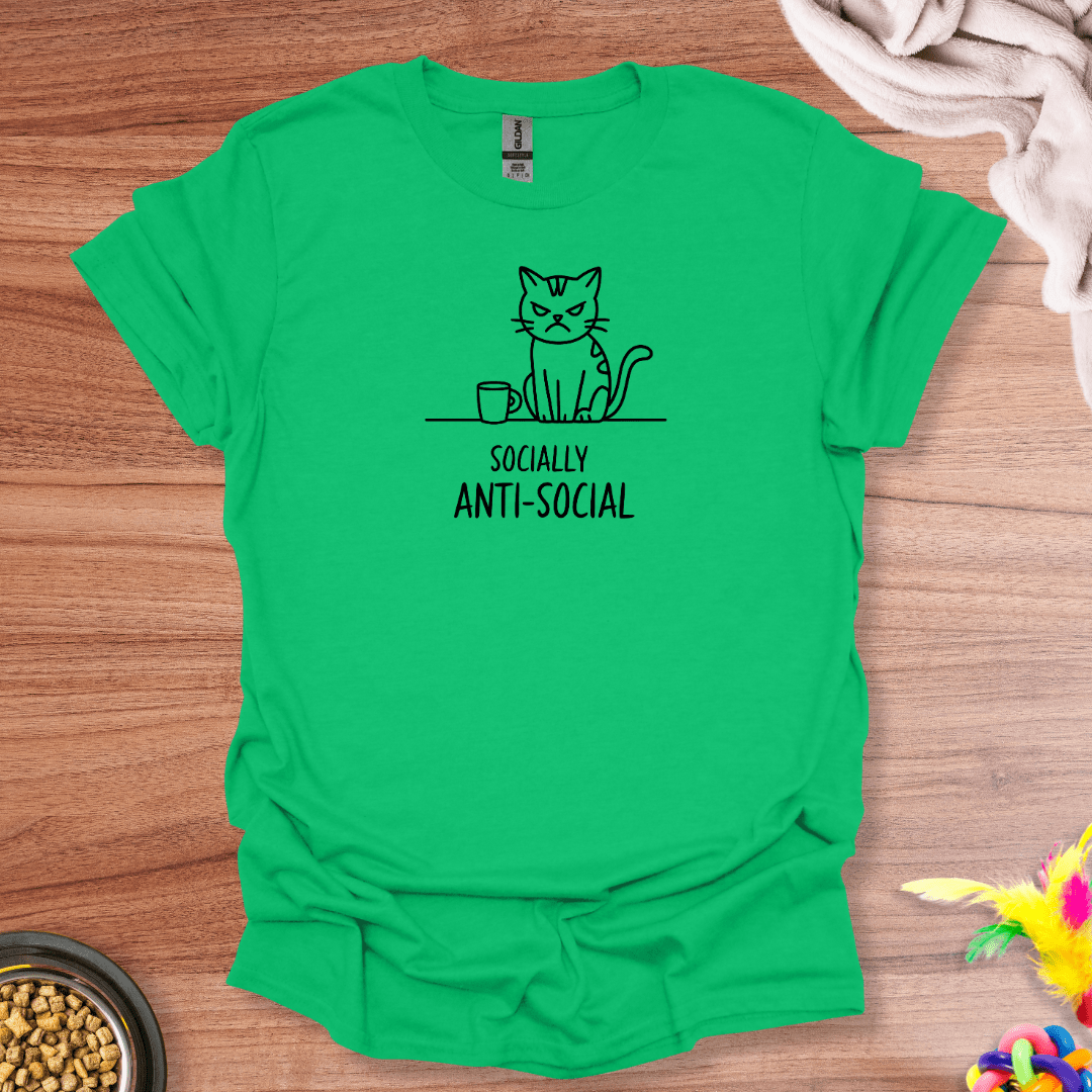 Anti-Social Cat T-Shirt