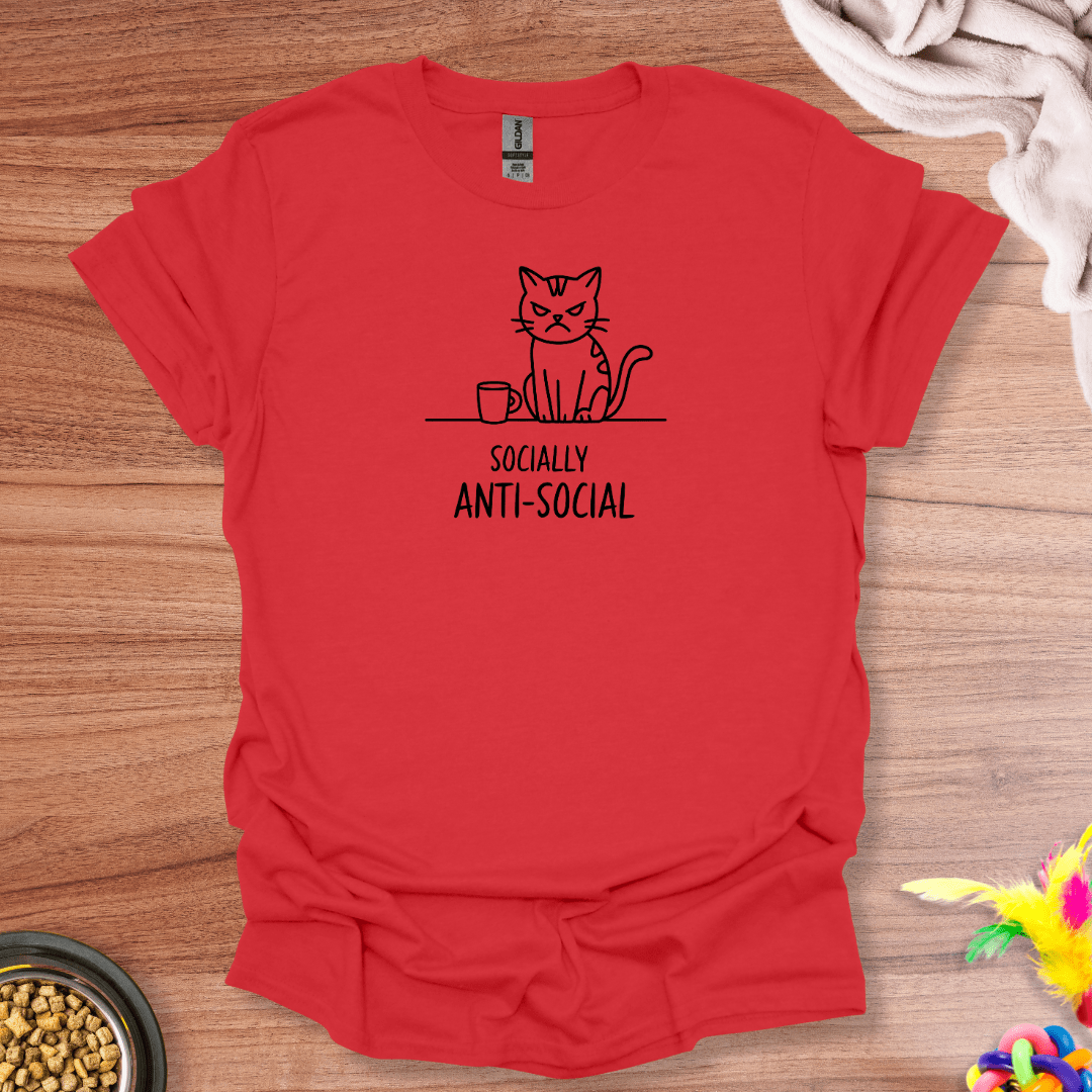 Anti-Social Cat T-Shirt