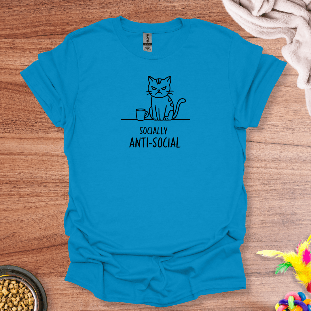 Anti-Social Cat T-Shirt