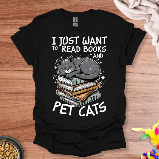 Books & Cats Bliss T-Shirt