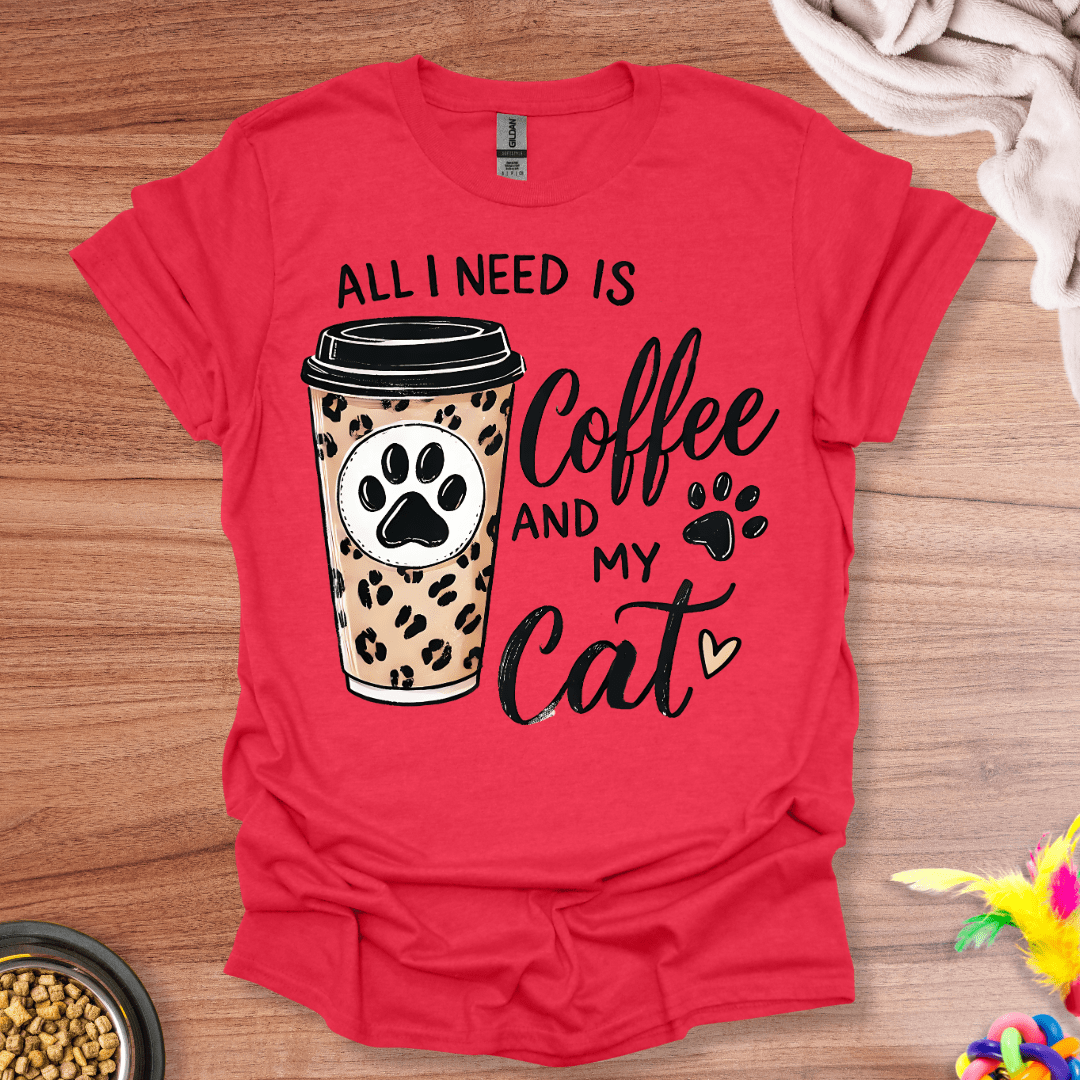 Caffeine & Cat Comfort T-Shirt