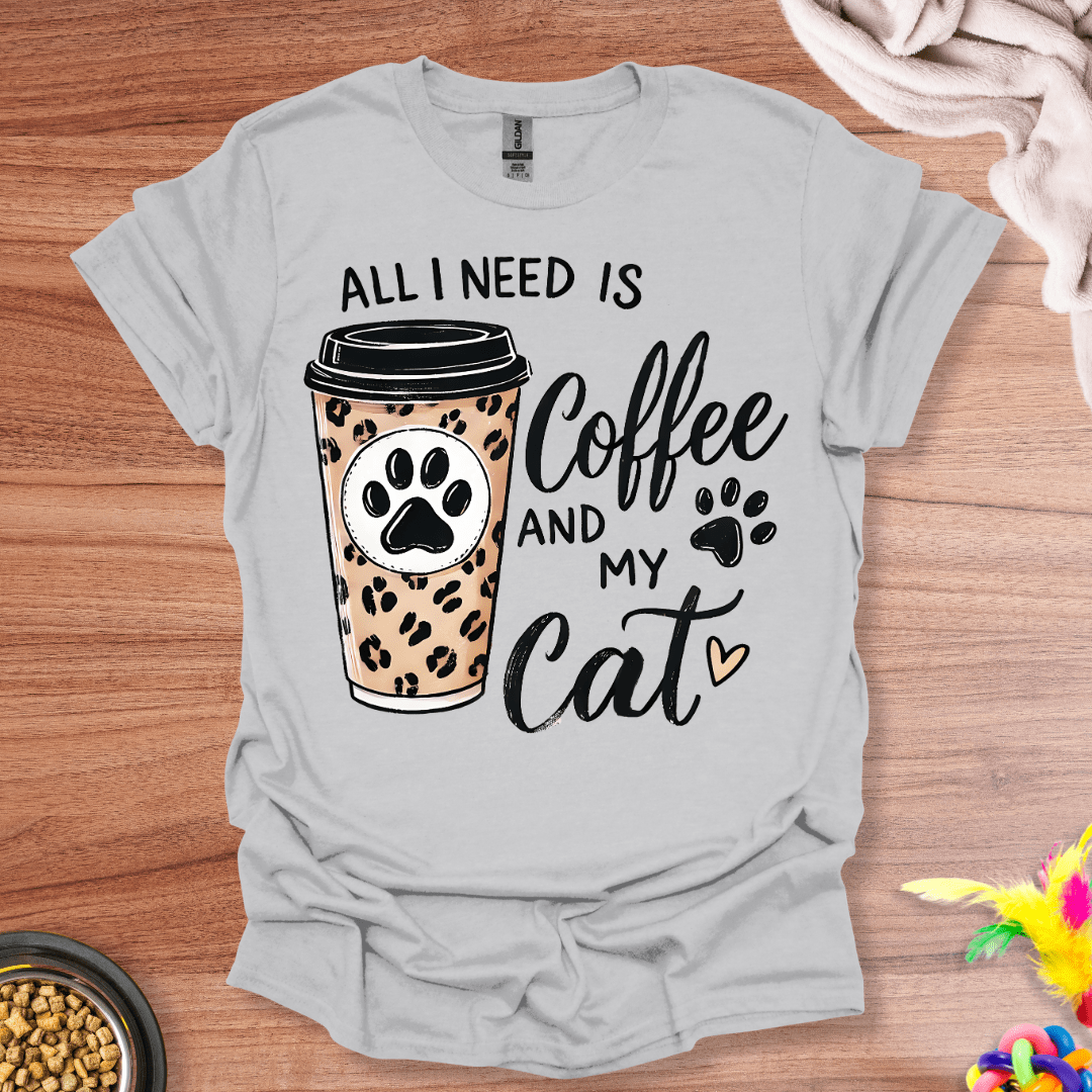 Caffeine & Cat Comfort T-Shirt