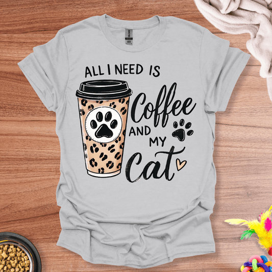 Caffeine & Cat Comfort T-Shirt