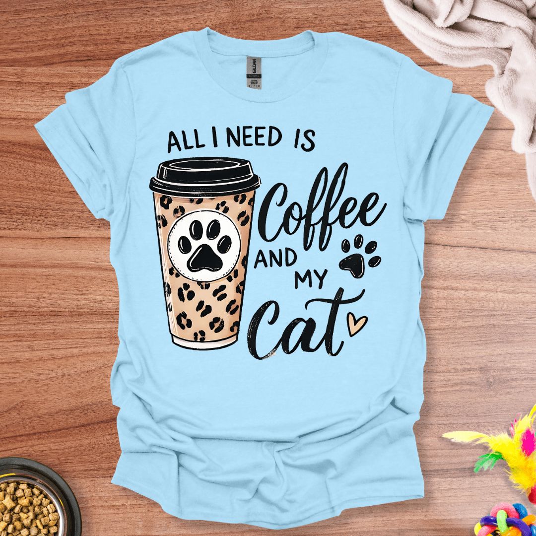 Caffeine & Cat Comfort T-Shirt