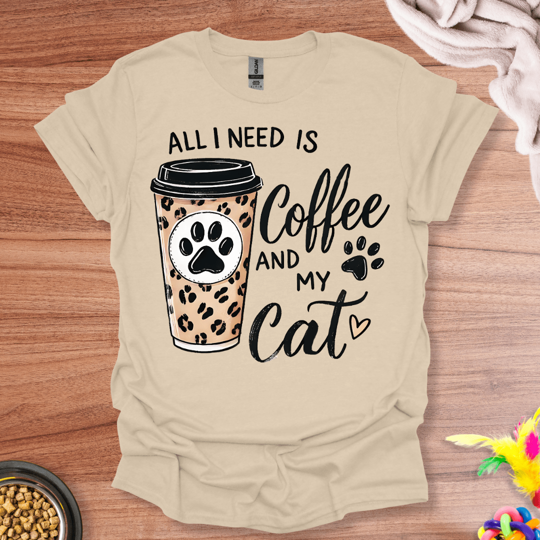 Caffeine & Cat Comfort T-Shirt