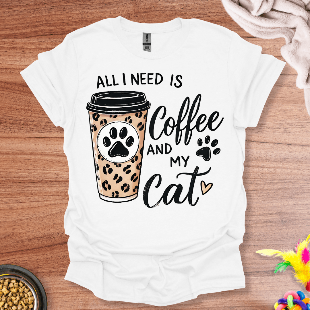 Caffeine & Cat Comfort T-Shirt