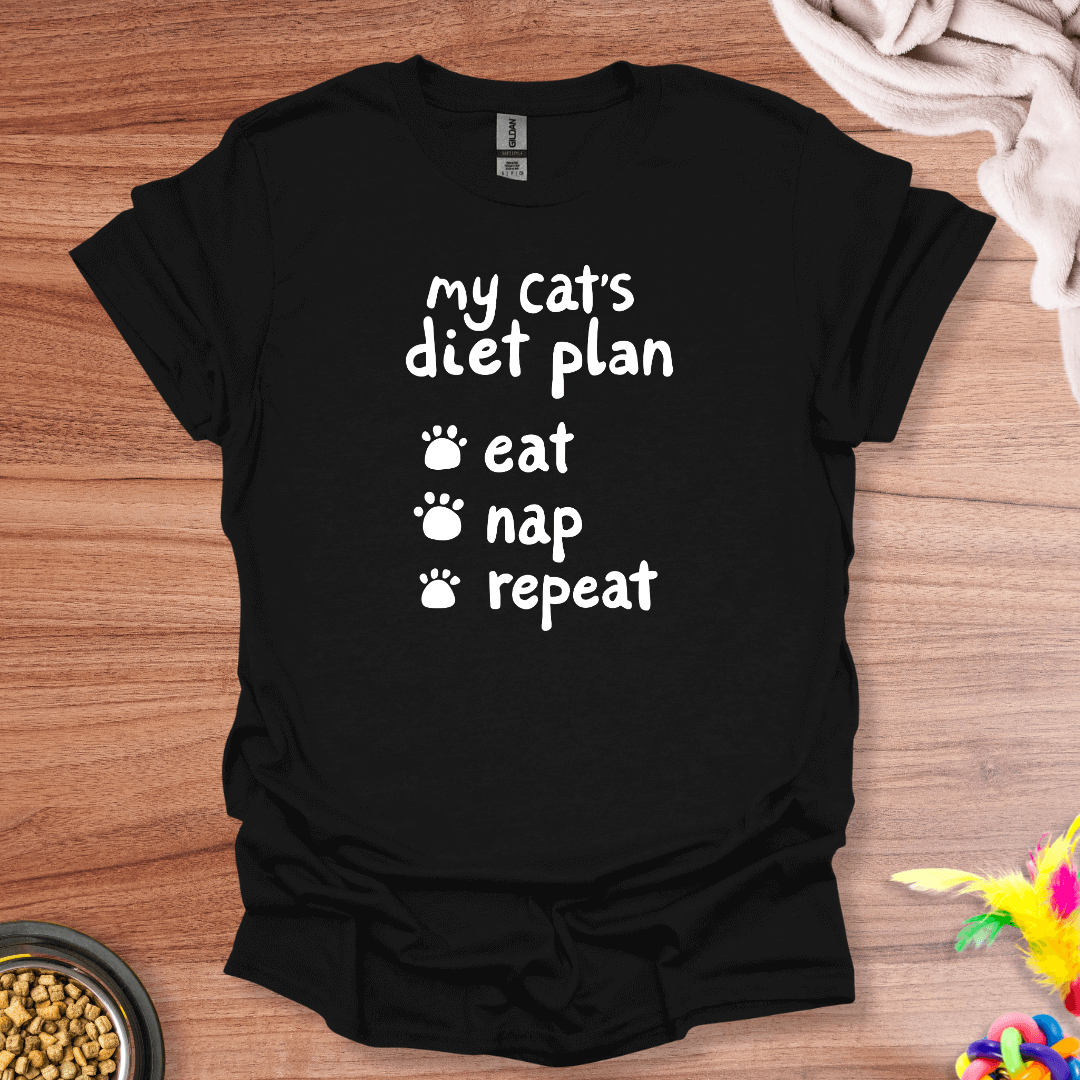 Cat Diet Plan T-Shirt