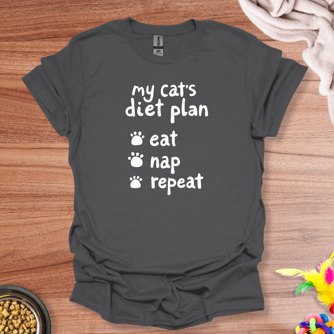 Cat Diet Plan T-Shirt