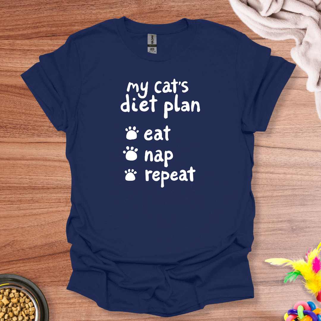 Cat Diet Plan T-Shirt