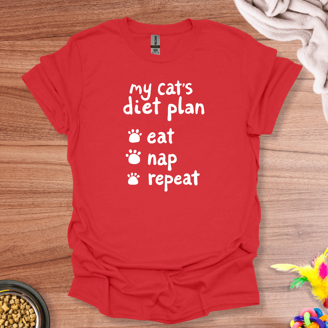 Cat Diet Plan T-Shirt