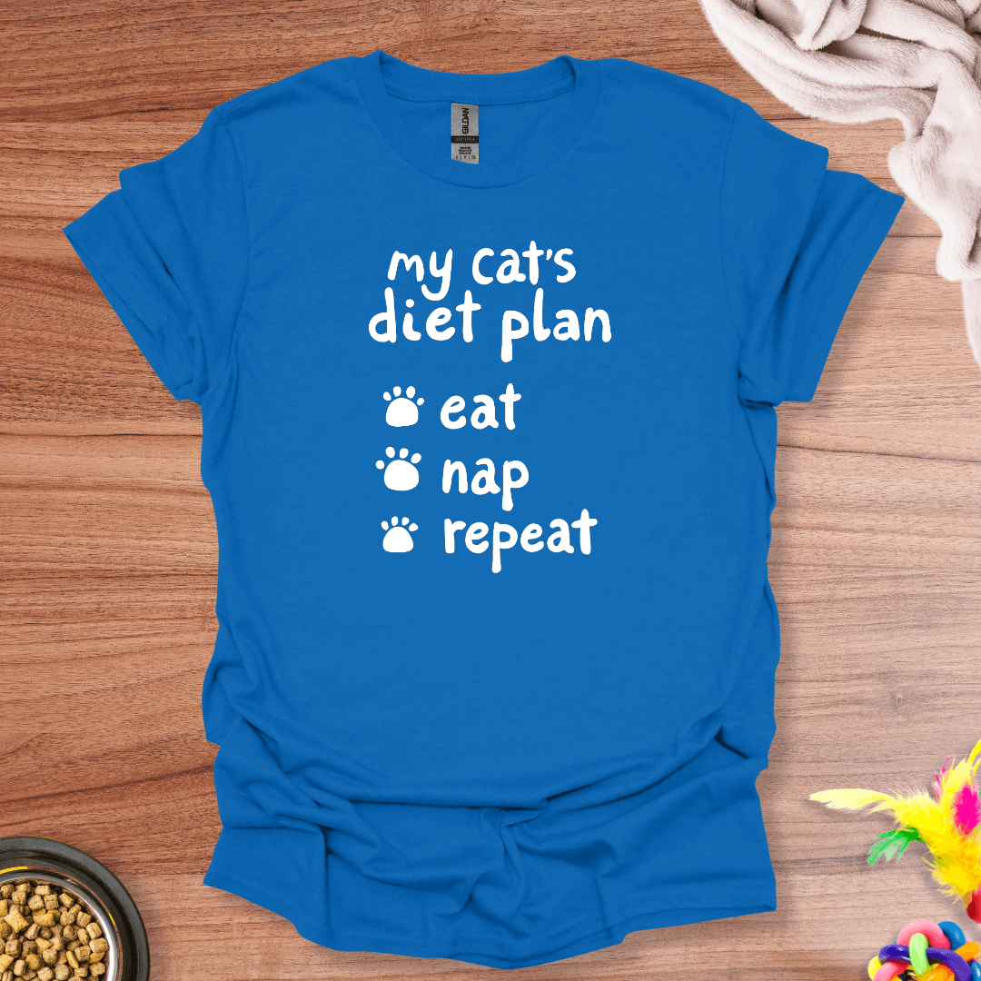 Cat Diet Plan T-Shirt