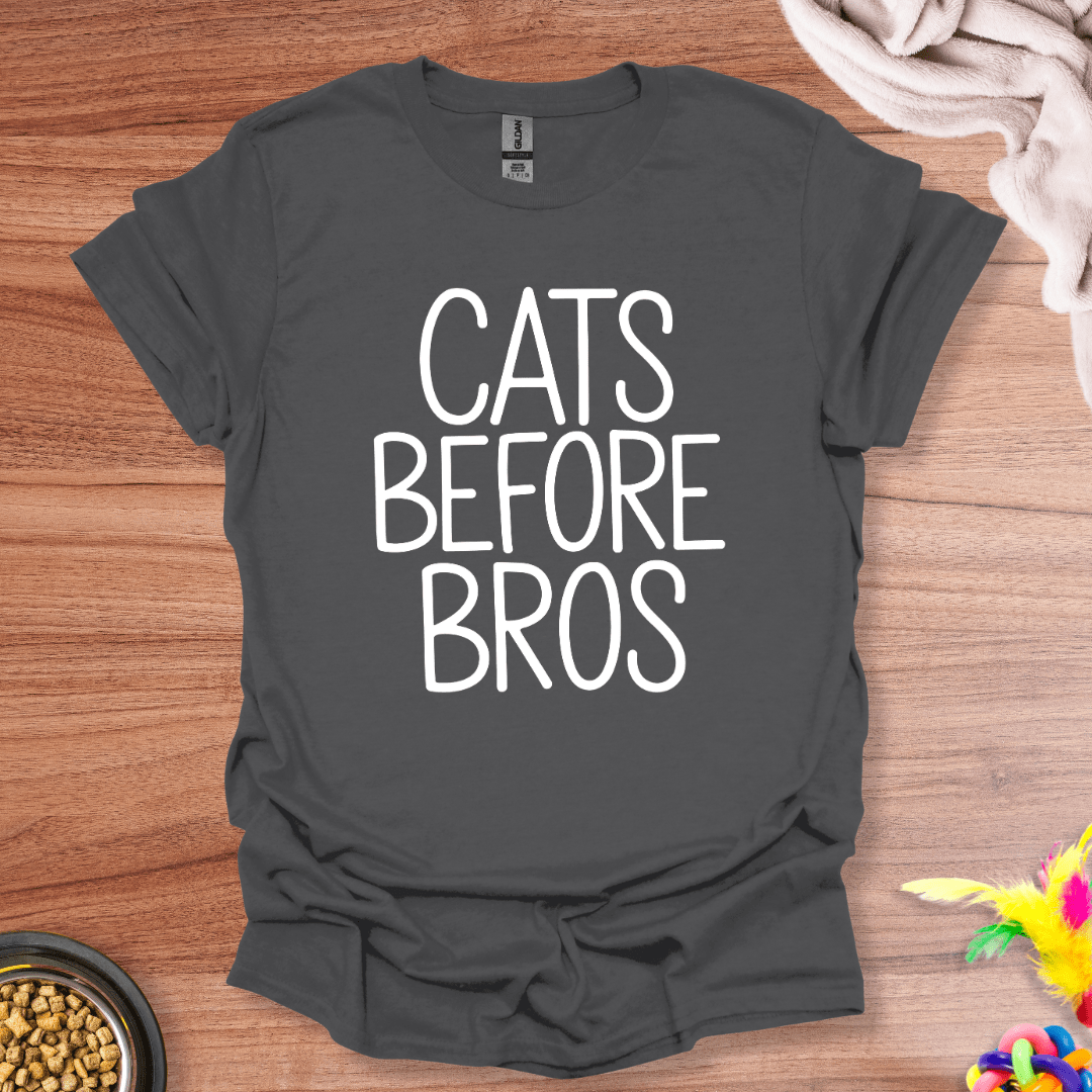 Cats Before Bros T-Shirt