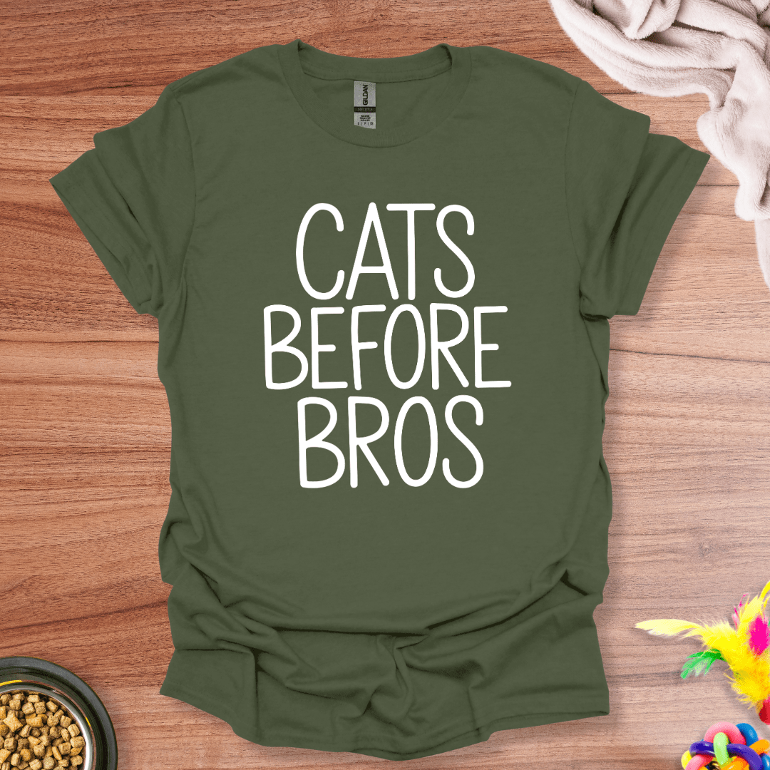 Cats Before Bros T-Shirt