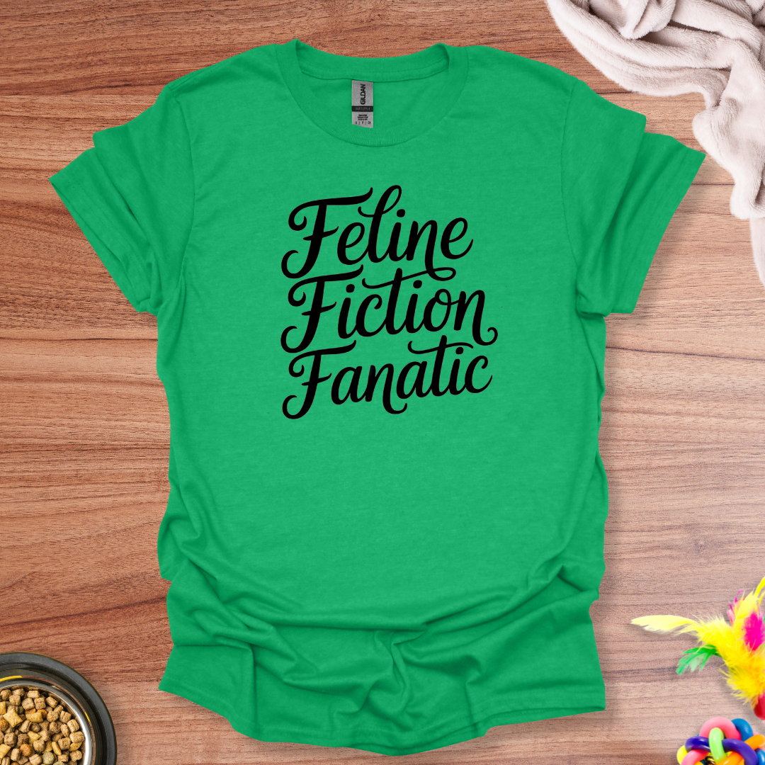 Feline Fiction Fanatic T-Shirt