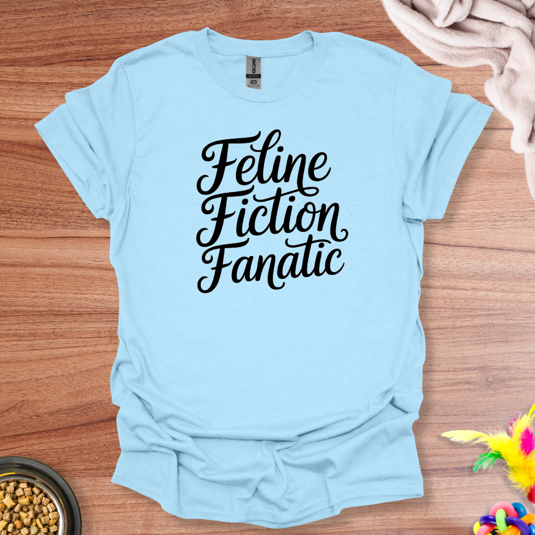 Feline Fiction Fanatic T-Shirt