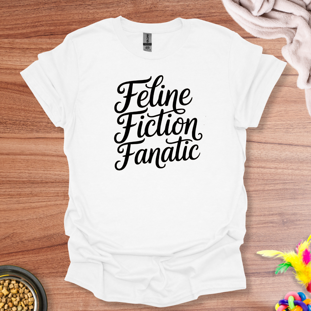 Feline Fiction Fanatic T-Shirt