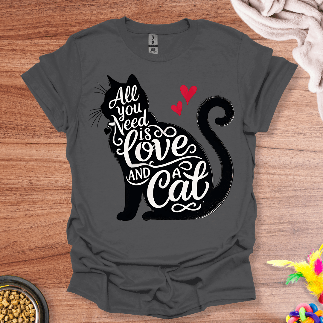 Love And A Cat T-Shirt