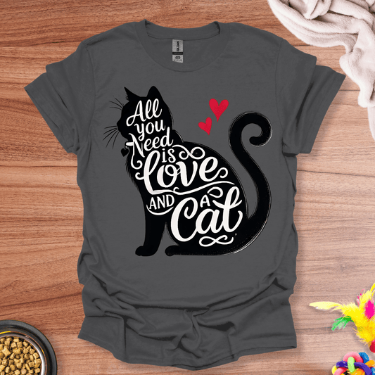 Love And A Cat T-Shirt