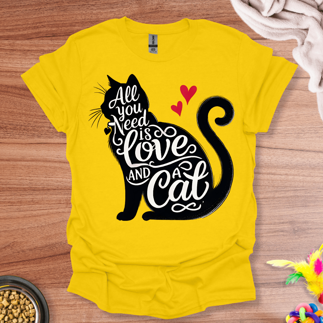 Love And A Cat T-Shirt
