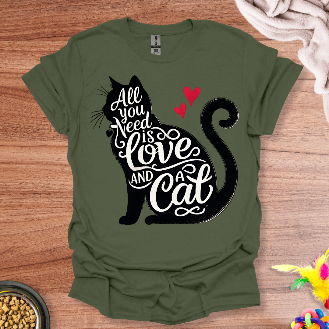 Love And A Cat T-Shirt