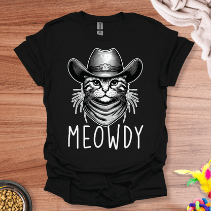 Meowdy Cowboy Cat T-Shirt
