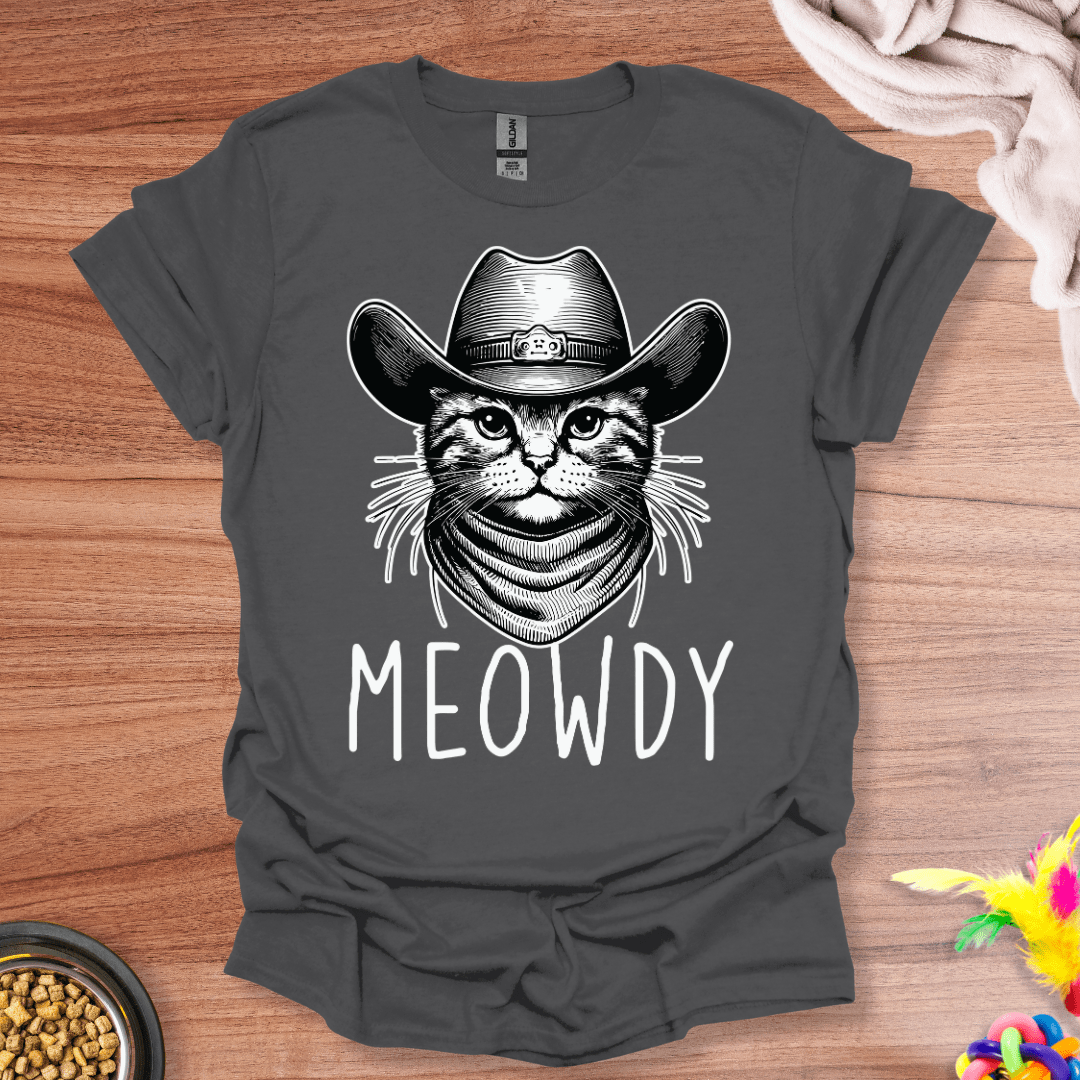 Meowdy Cowboy Cat T-Shirt