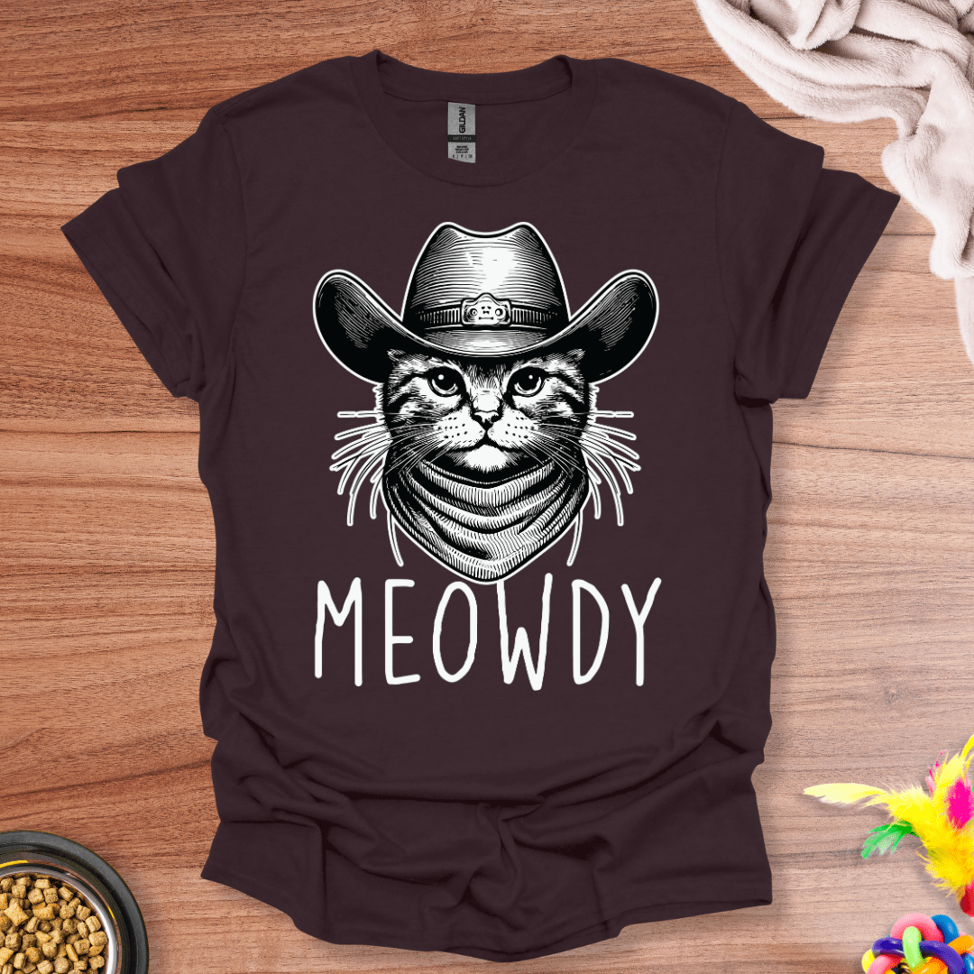 Meowdy Cowboy Cat T-Shirt