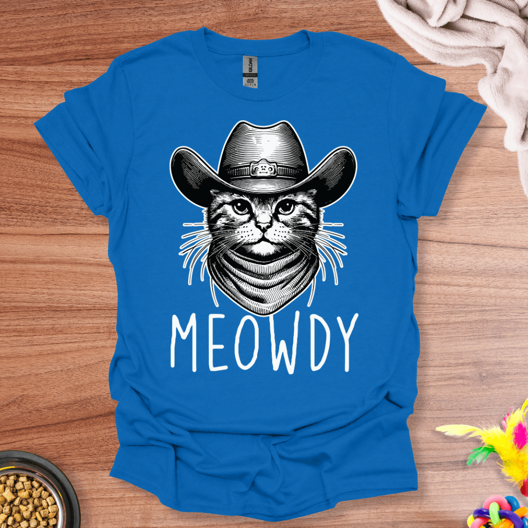 Meowdy Cowboy Cat T-Shirt