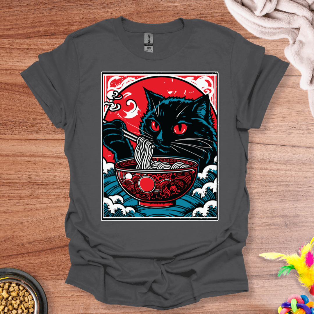 Ramen Cat Portrait T-Shirt