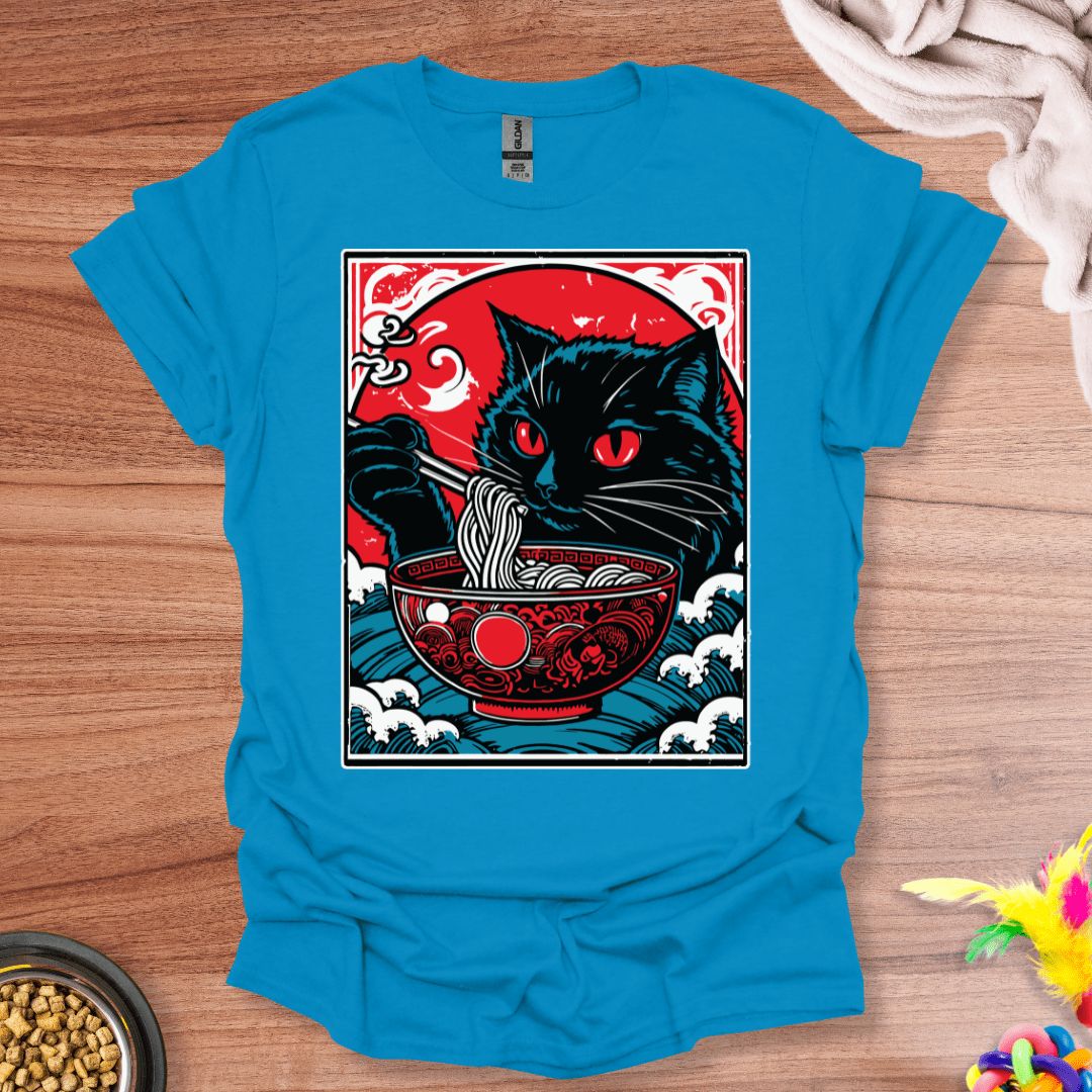 Ramen Cat Portrait T-Shirt