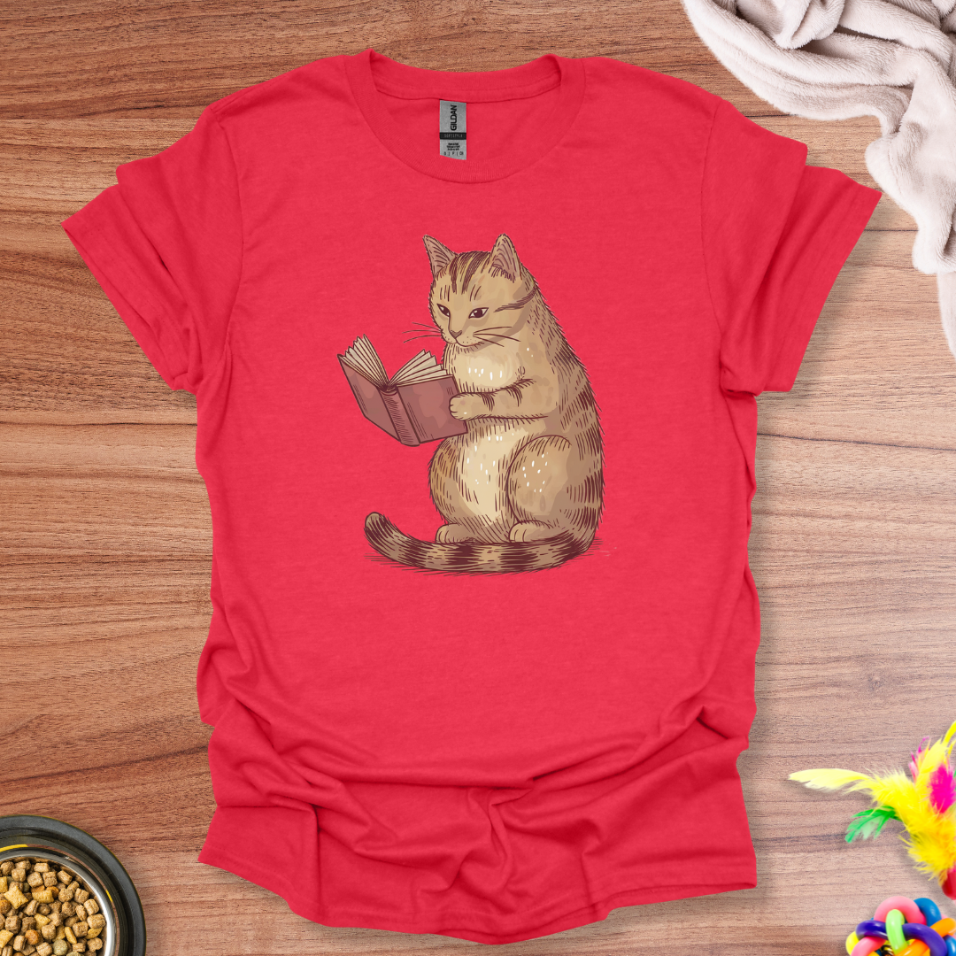 Reading Feline T-Shirt