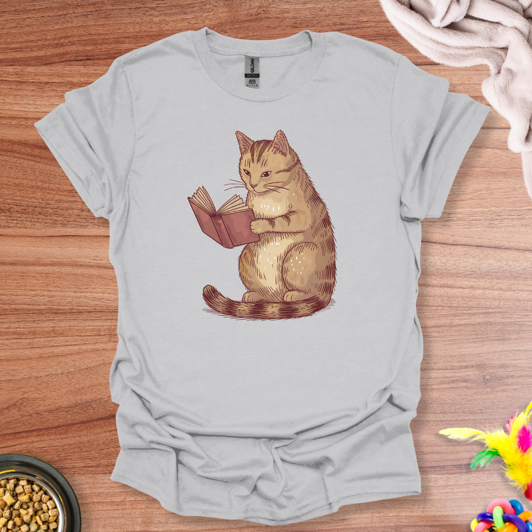 Reading Feline T-Shirt