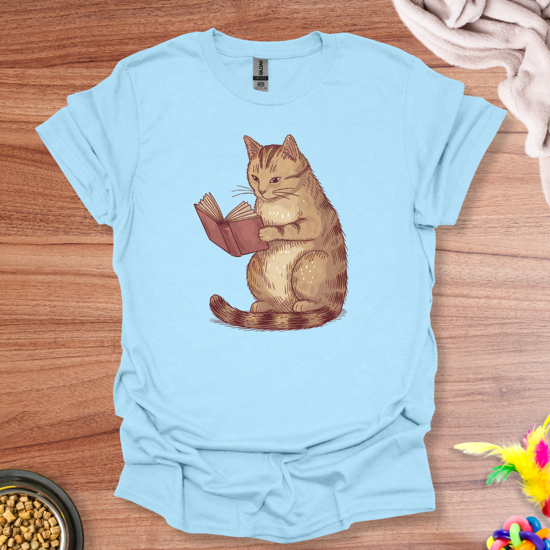 Reading Feline T-Shirt
