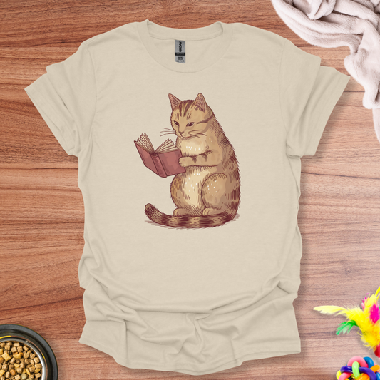 Reading Feline T-Shirt